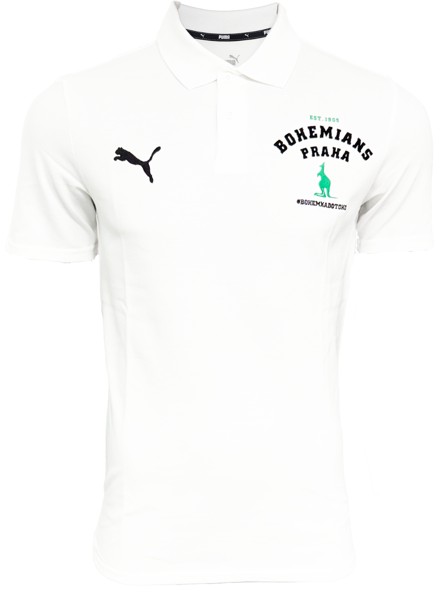 6159-tricko panske puma vysivka bile est. 1