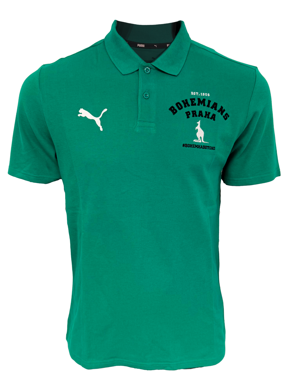 6831-tricko panske puma polo est. 1905 zelene 1